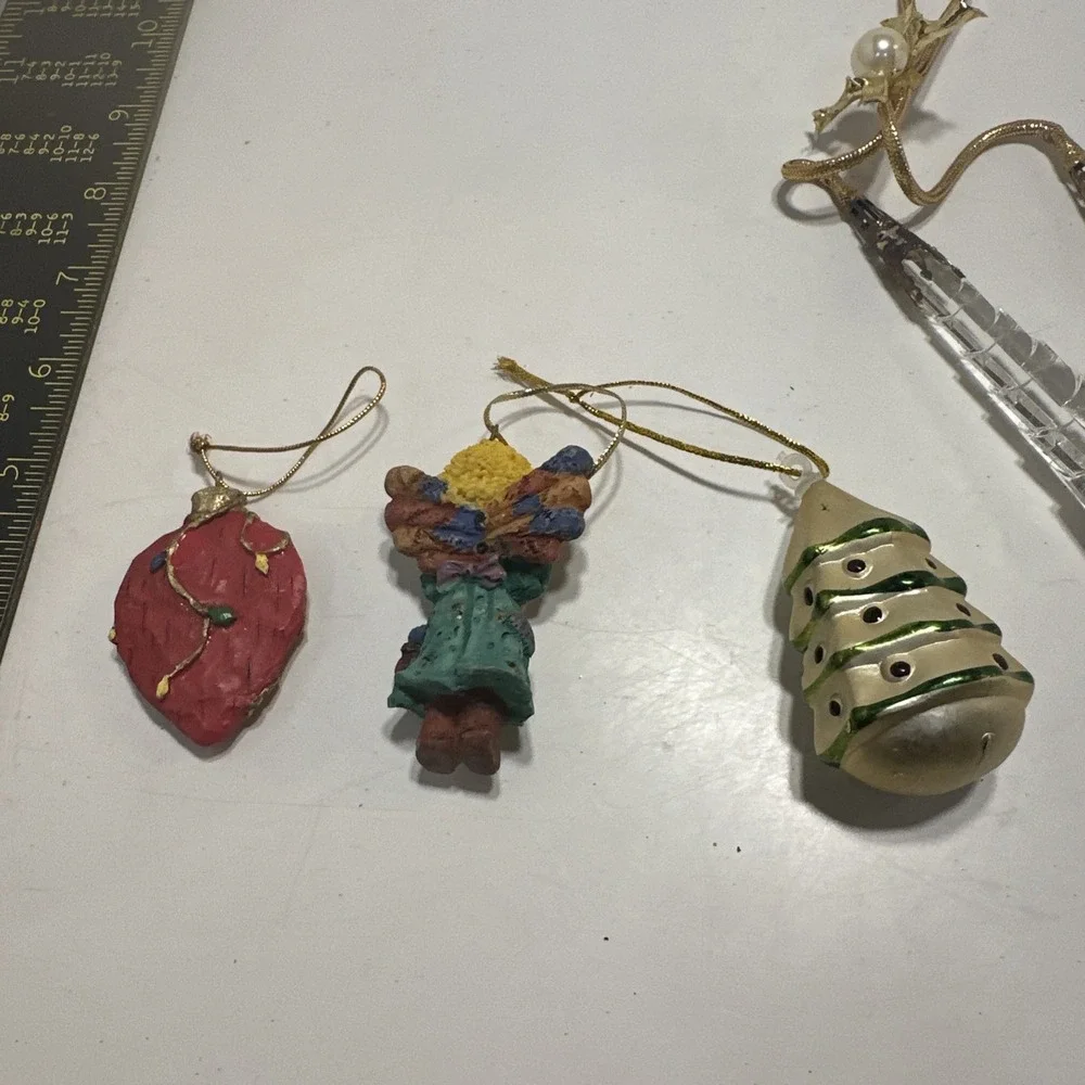 5 christmas‎ ornaments lot